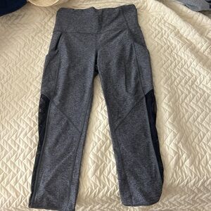 Grey and black lulu lemon leggings